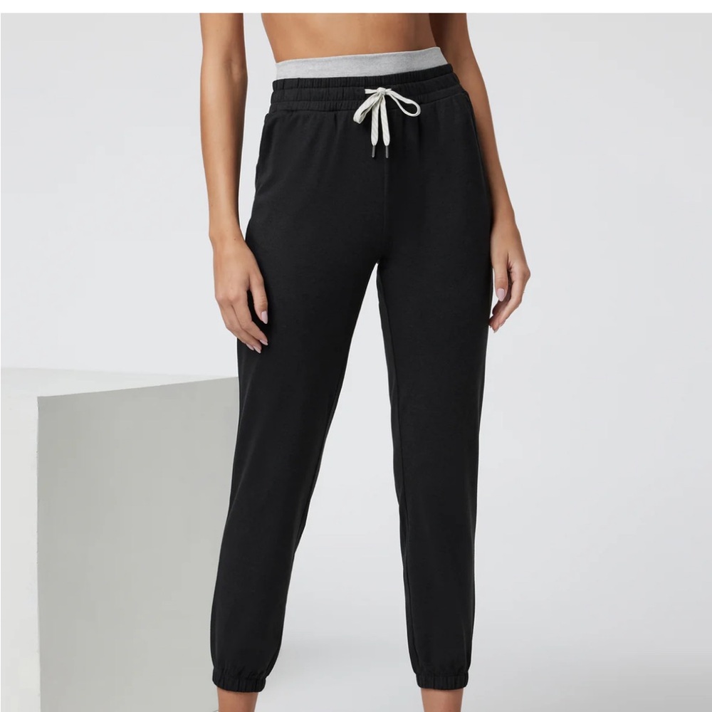 Vuori Charcoal and Light Gray Joggers